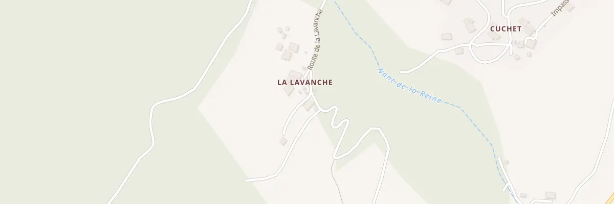 Plan du 391 Rte de la Lavanche à Saint-Ferréol