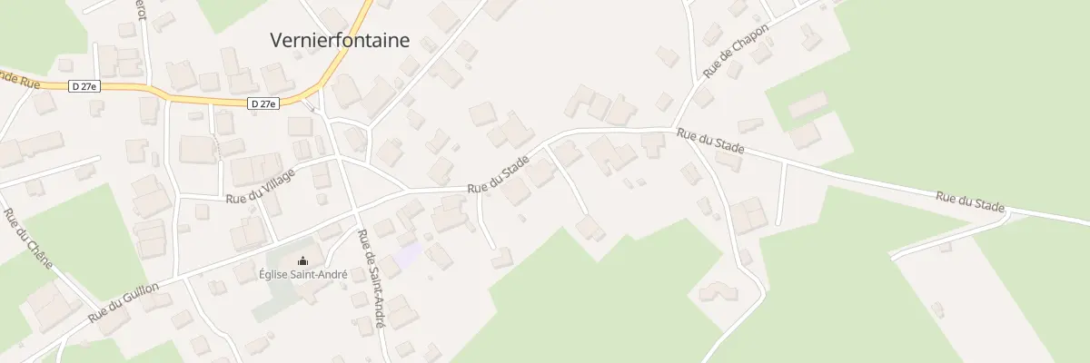Plan du 8 Rue du Stade à Vernierfontaine