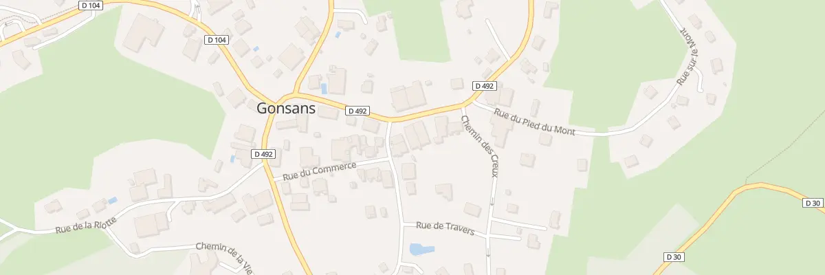 Plan du 5058 Rte de Baume-les-dames à Gonsans