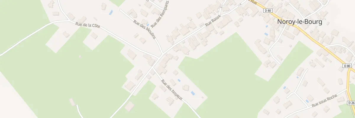 Plan du 35 Rue Basse à Noroy-le-Bourg