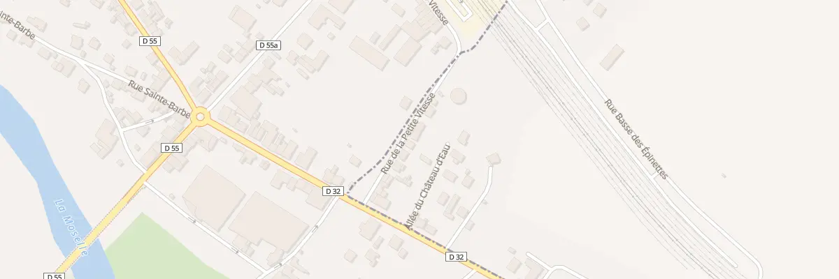 Plan du 11 Rue de la Petite Vitesse à Essegney
