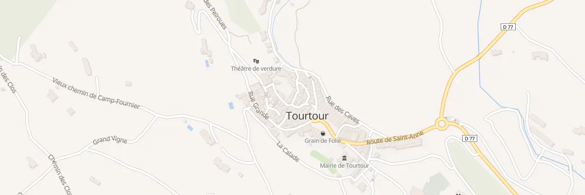 Plan du 5628 Le Village à Tourtour