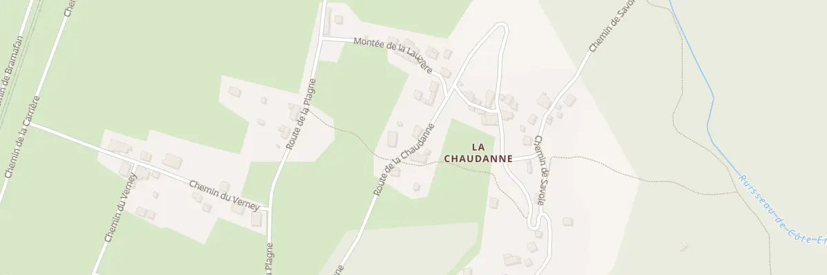 Plan du 331 Rte de la Chaudanne à Argentine