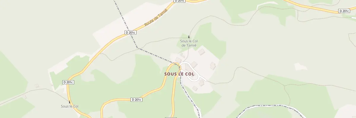 Plan du 4852 Rte de Tamie à Verrens-Arvey