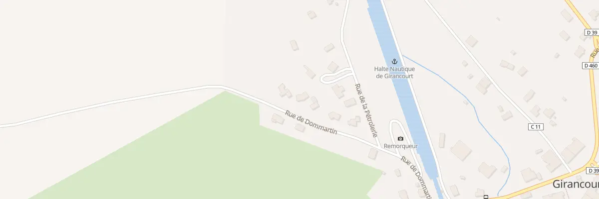Plan du 292 Rue de Dommartin à Girancourt