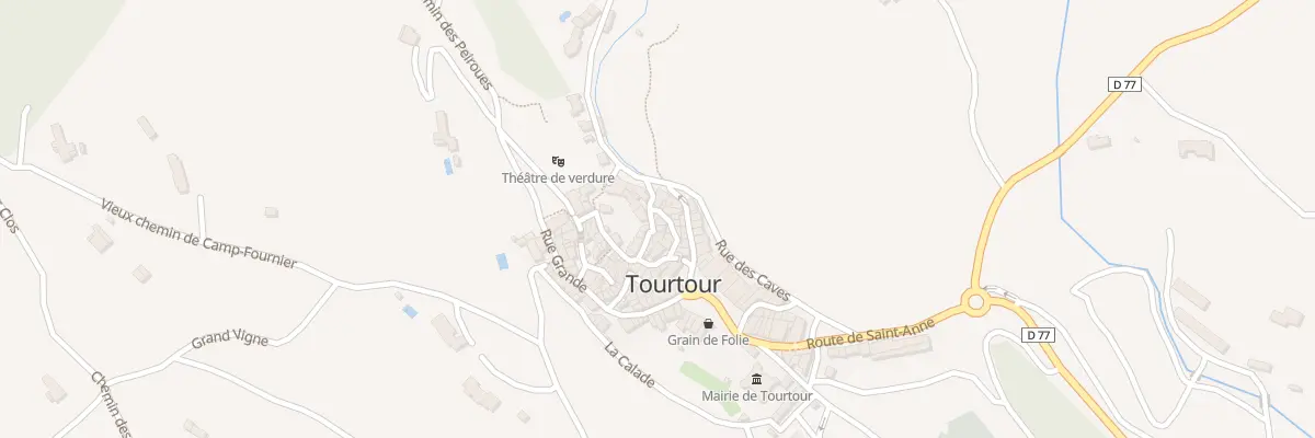 Plan du 5008 Vieux Chateau à Tourtour