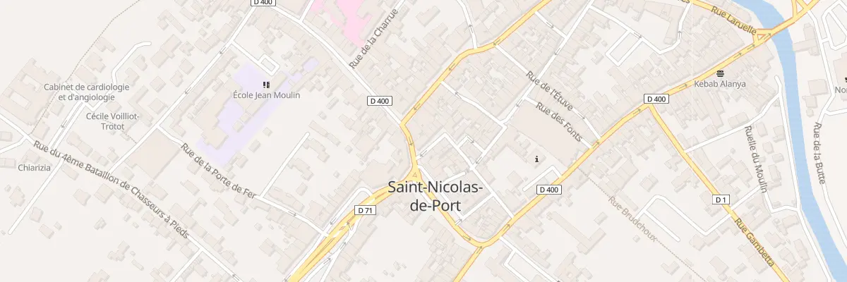 Plan du 2 Rue Charles Courtois à Saint-Nicolas-de-Port