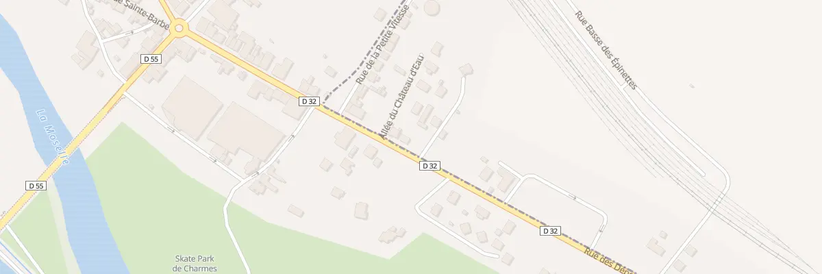 Plan du 77 Rte de Charmes à Essegney