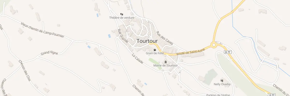 Plan du 5 Rue Grande à Tourtour