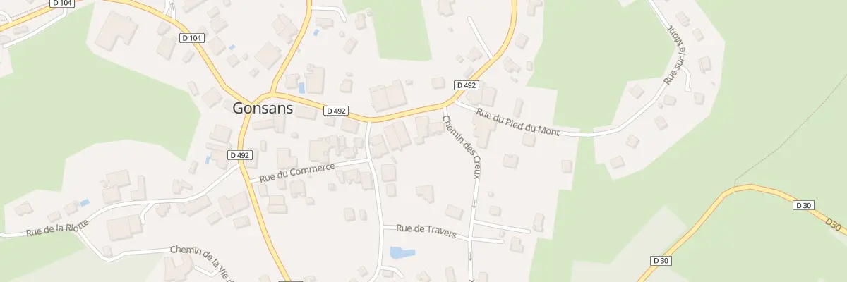 Plan du 12 Rte de Baume-les-dames à Gonsans