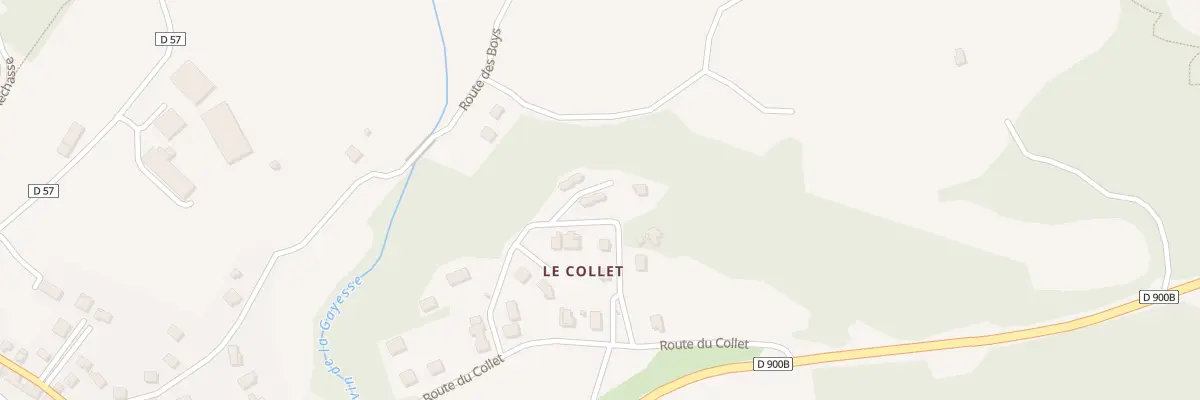 Plan du 1A Le Collet à Ubaye-Serre-Ponçon