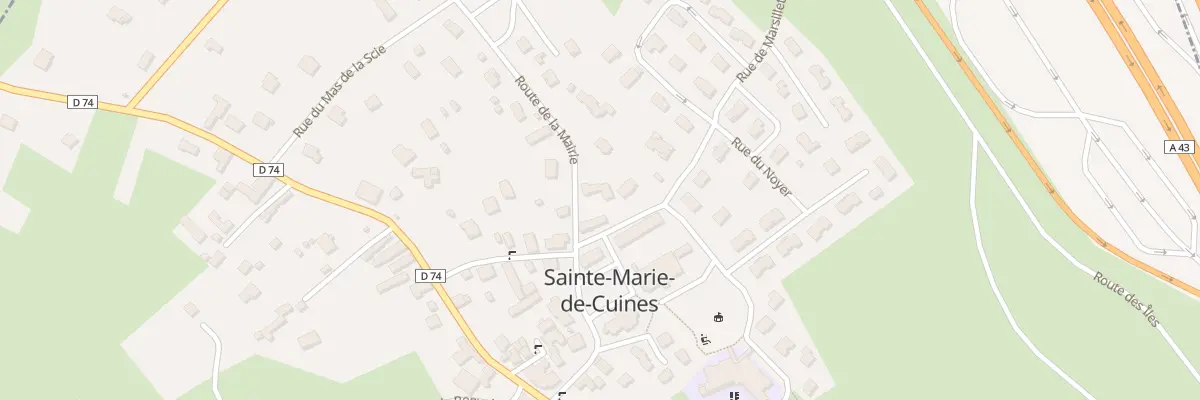 Plan du 190 Rte de la Mairie à Sainte-Marie-de-Cuines