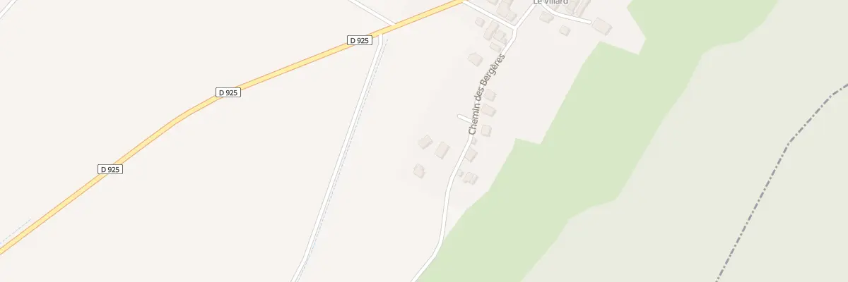 Plan du 5450 Che des Bergères à Sainte-Hélène-sur-Isère