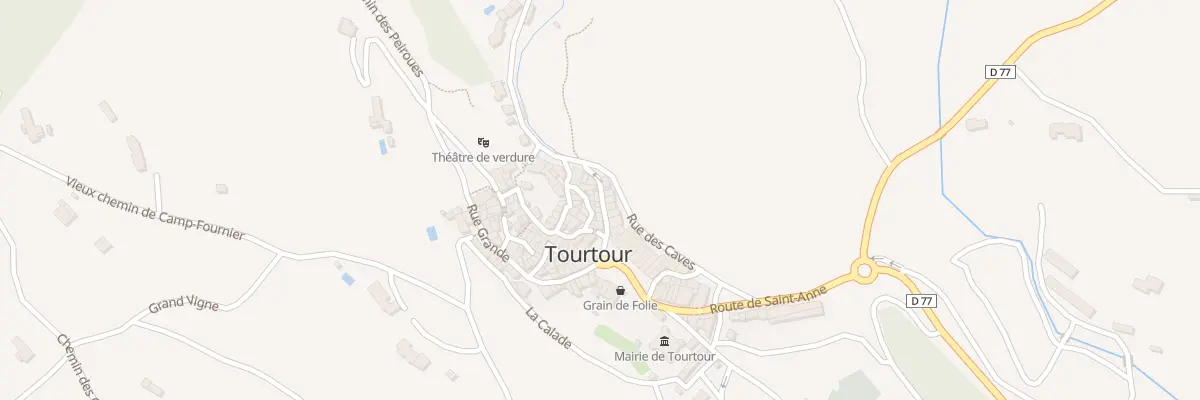 Plan du 5502 Le Village à Tourtour