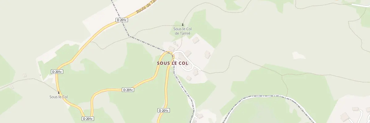 Plan du 93 Che sous le Col à Plancherine