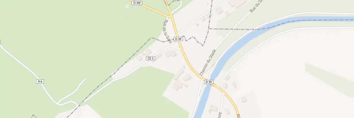 Plan du 935 Rue de la Gare à Girancourt