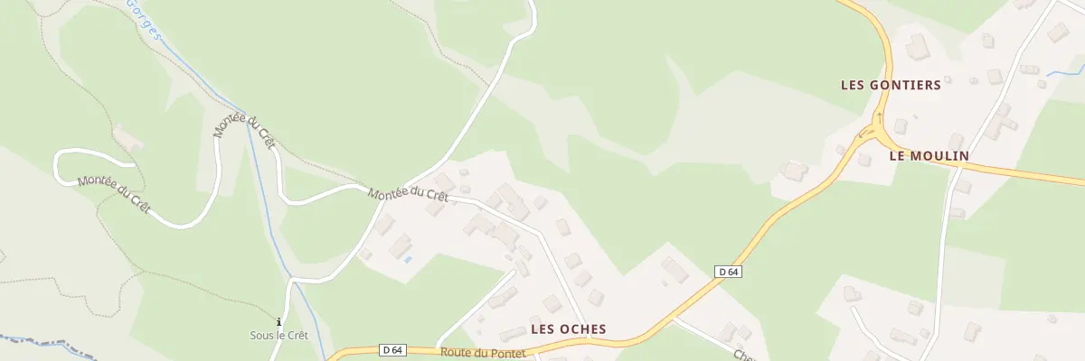Plan du 5149 Les Oches à Verrens-Arvey
