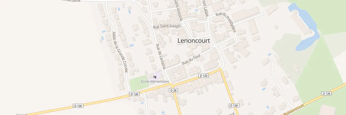 Plan du 49 Rue du Four à Lenoncourt