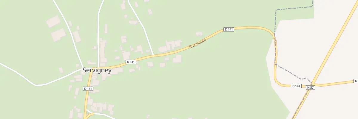 Plan du 16 Rue Haute à Servigney