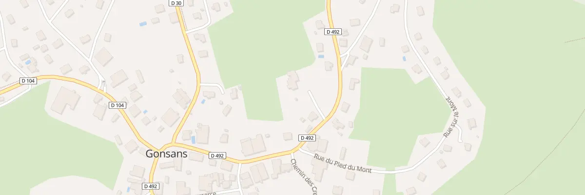 Plan du 13B Rte de Baume-les-dames à Gonsans
