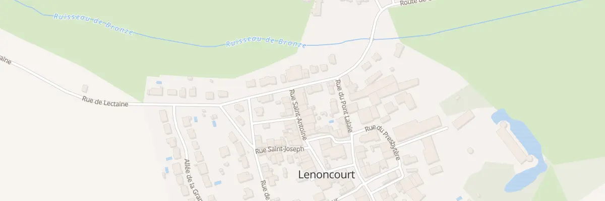 Plan du 90 Rue Saint Antoine à Lenoncourt