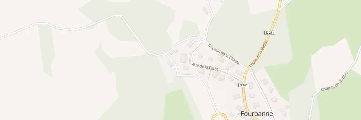 Plan du 13 Rue de la Forêt à Fourbanne