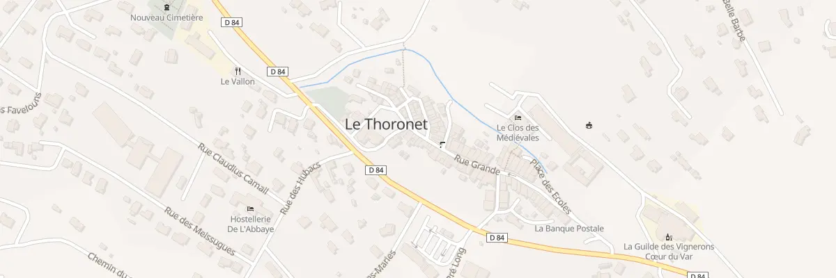 Plan du 4 Rue Grande au Thoronet