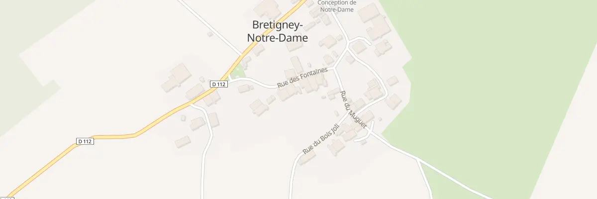 Plan du 5020 Le Village à Bretigney-Notre-Dame