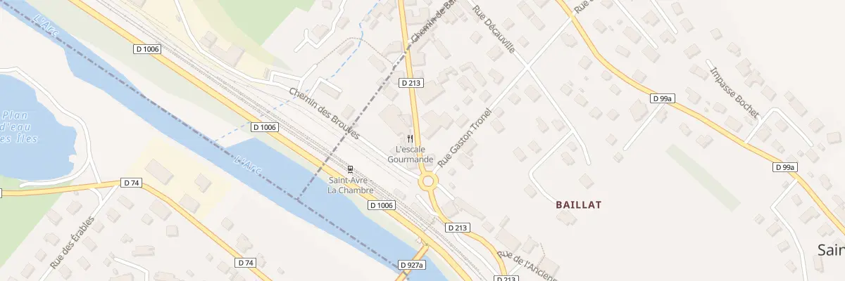 Plan du 58 Av de la Gare à Saint-Avre