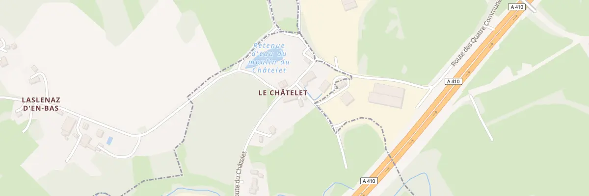 Plan du 1250 Rte du Châtelet à Cornier