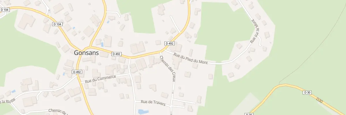Plan du 5167 Rue du Pied du Mont à Gonsans