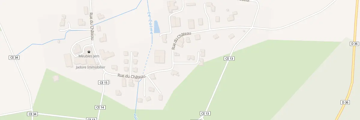 Plan du 560 Rue du Chateau à Évaux-et-Ménil