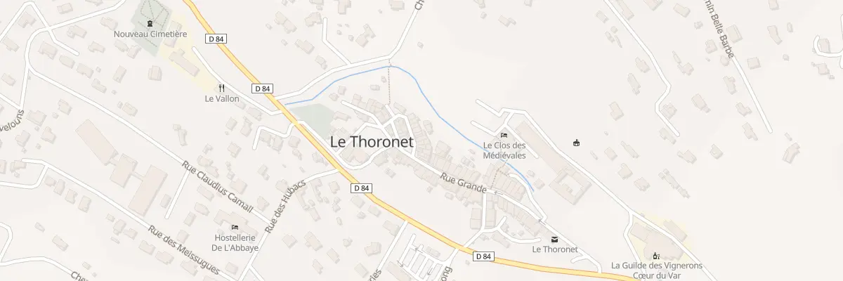 Plan du 12 Rue des Trois Ormeaux au Thoronet