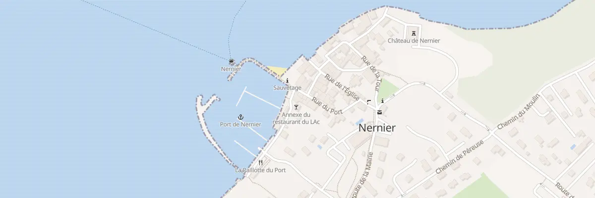 Plan du 21 Quai des pêcheurs à Nernier