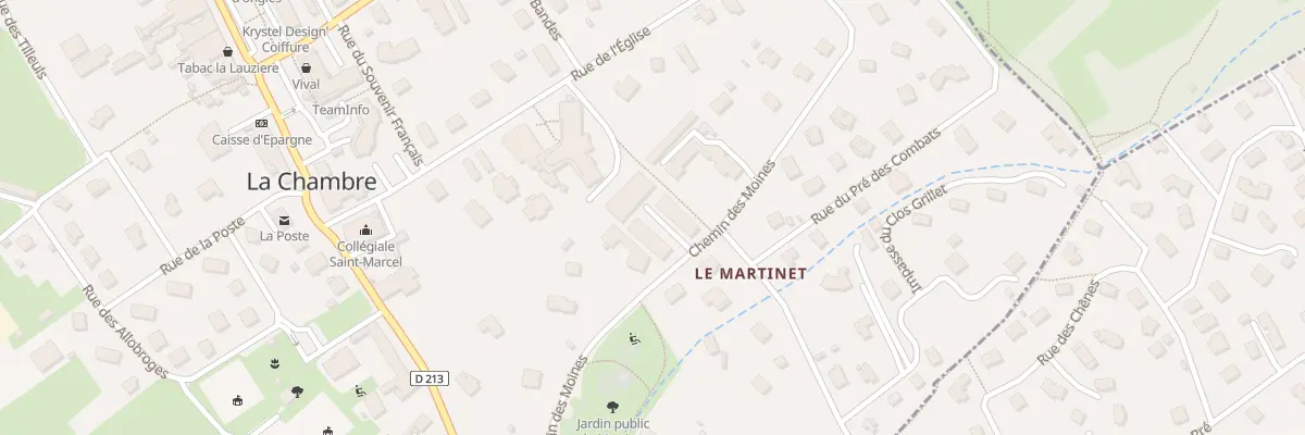 Plan du 231 Che des Moines à La Chambre