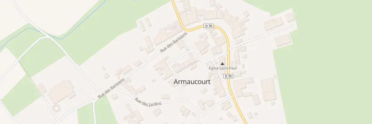 Plan du 8 Rue du Château à Armaucourt
