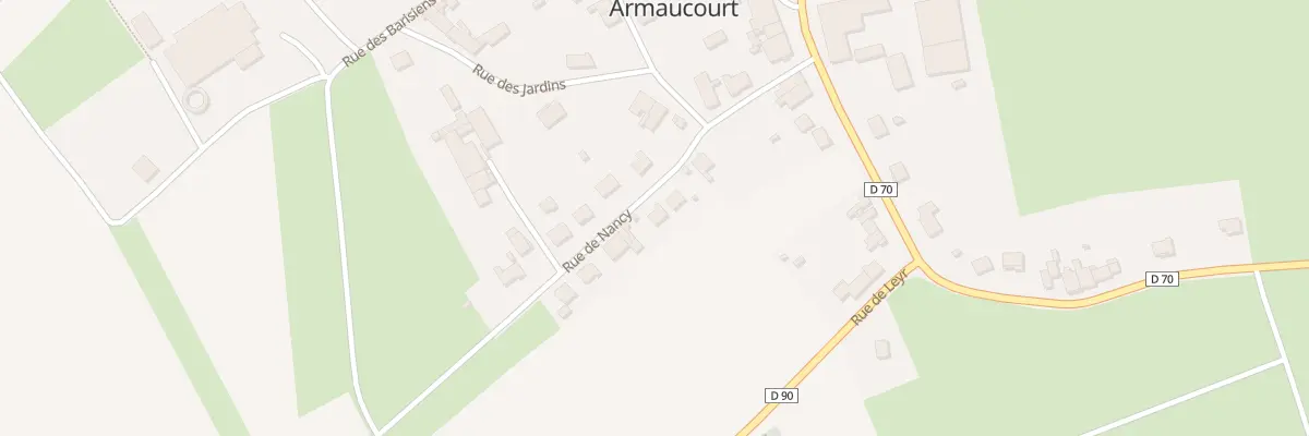 Plan du 9B Rue de Nancy à Armaucourt