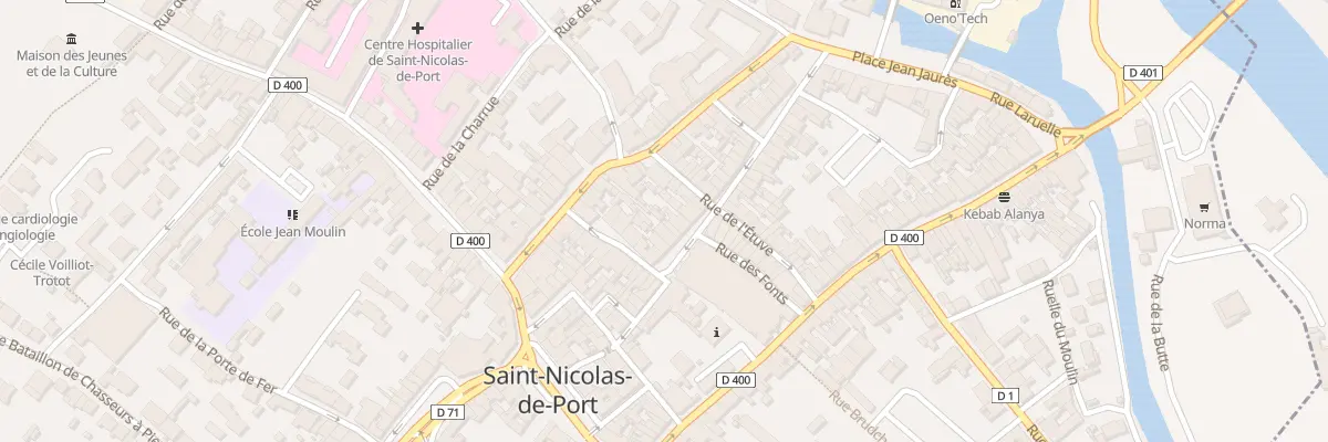 Plan du 11 Rue Simon Moycet à Saint-Nicolas-de-Port