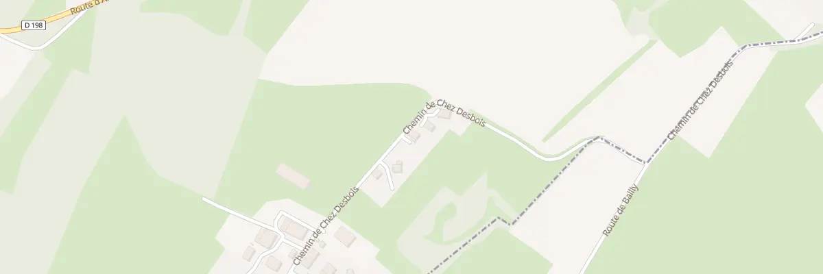Plan du 803 Che de chez Desbois à Bonne