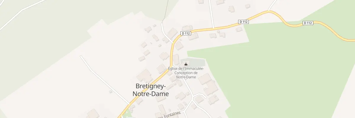 Plan de la Rue du Muguet à Bretigney-Notre-Dame
