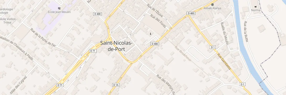 Plan du 11B Rue Anatole France à Saint-Nicolas-de-Port