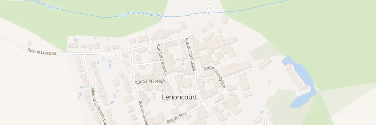 Plan du 83 Rue du Pont Lalaie à Lenoncourt