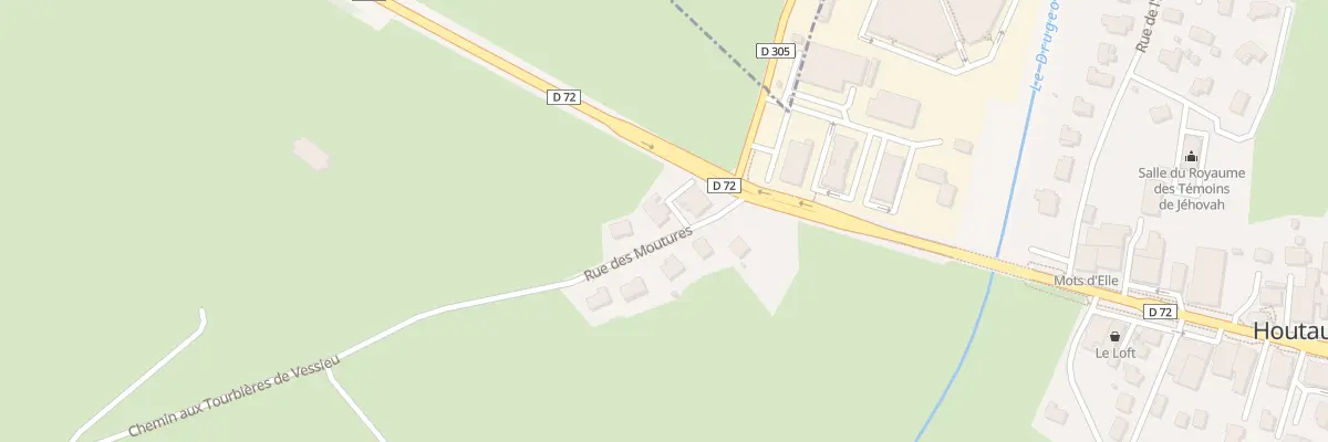 Plan du 2A Rue des Moutures à Houtaud