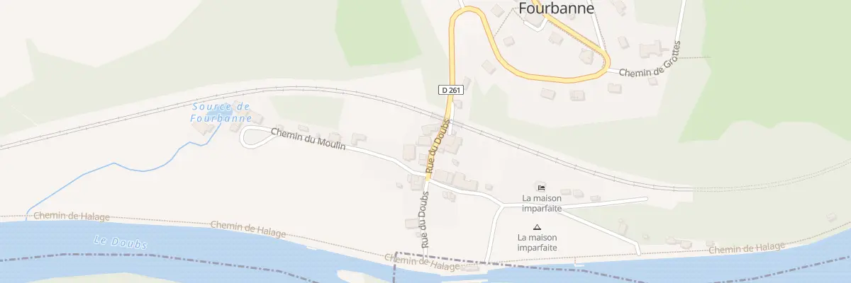Plan du 4 Rue du Doubs à Fourbanne