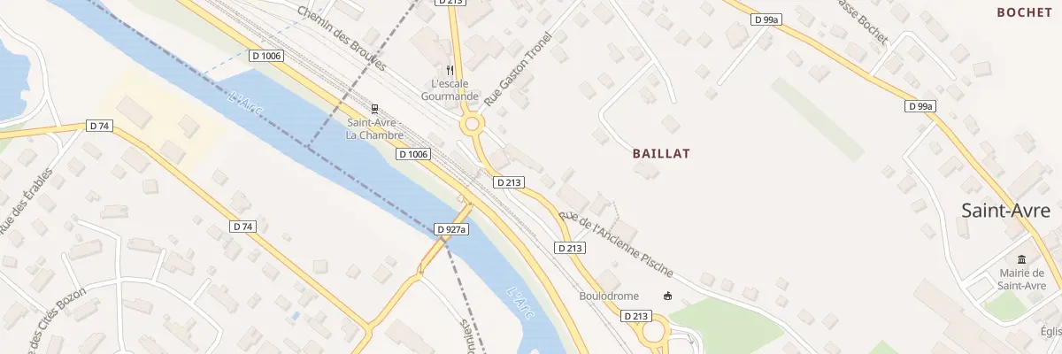 Plan du 8 Pl de la Gare à Saint-Avre