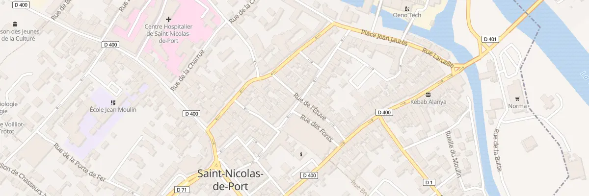 Plan du 19 Rue Simon Moycet à Saint-Nicolas-de-Port
