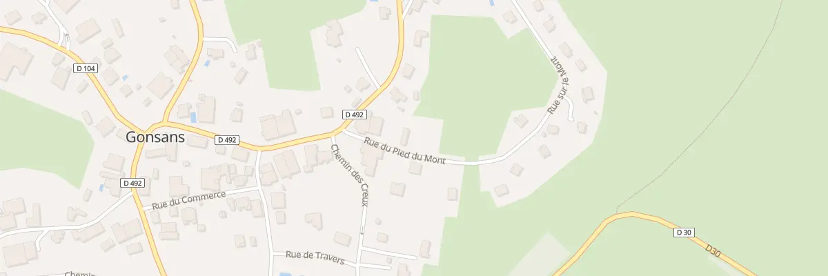 Plan du 5 Rue du Pied du Mont à Gonsans