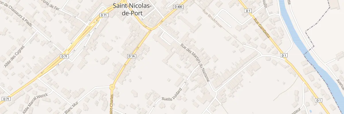 Plan du 4 Rue des Martyrs du Nazisme à Saint-Nicolas-de-Port