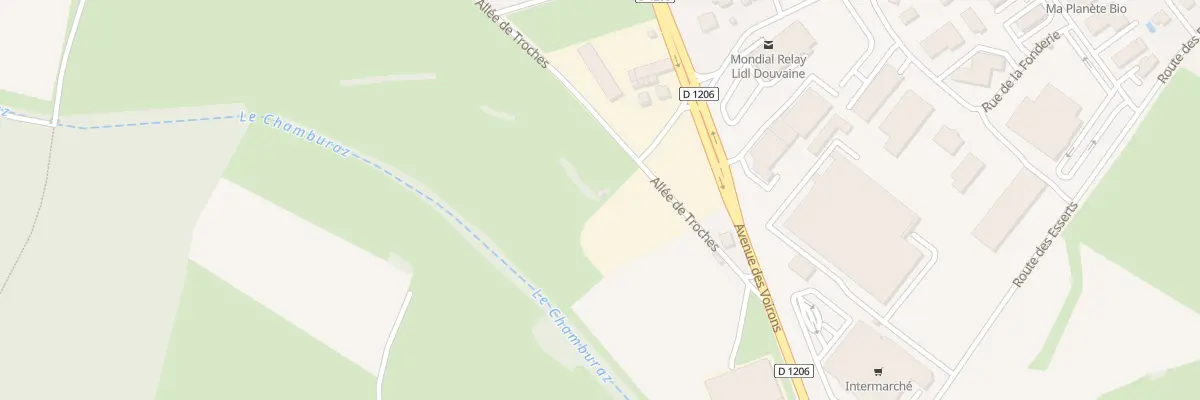 Plan du 5210 All de Troches à Douvaine