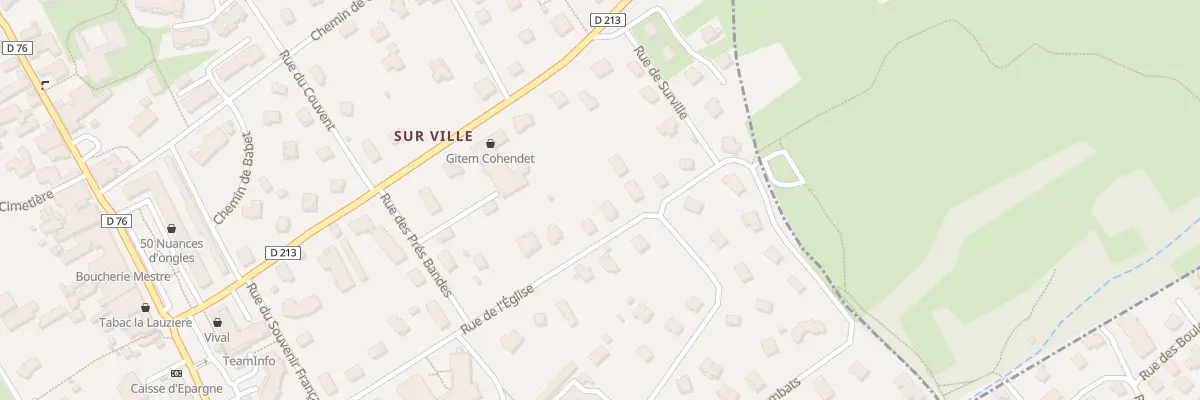 Plan du 387 Rue de l’Eglise à La Chambre